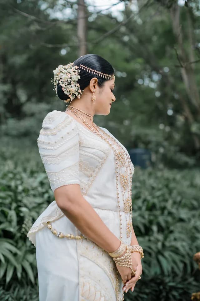 Bridal Details in Classic Pintharu wedding couture