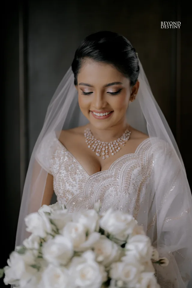 Contemporary in Classic Pintharu wedding couture